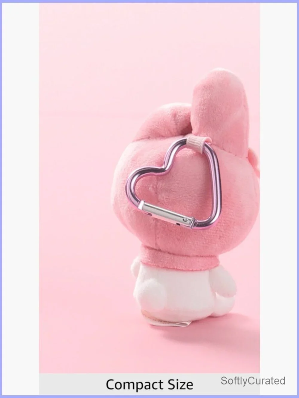 Sanrio Mini Mascot Holder Keychain Plush Strap Bag Charm